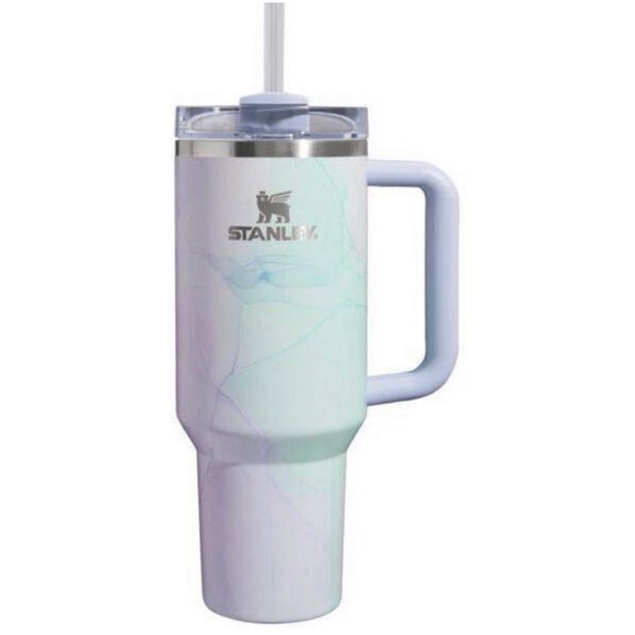 Stanley Watercolor Dusk Purple Tumbler Water Cup 40 oz. Quencher H2.0 FlowState - Picture 2 of 7